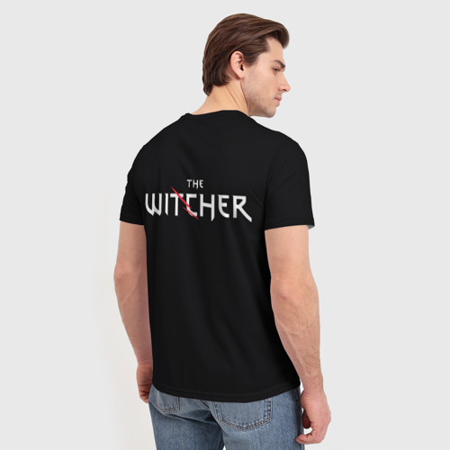 Мужская футболка 3D Witcher art, цвет 3D печать - фото 4