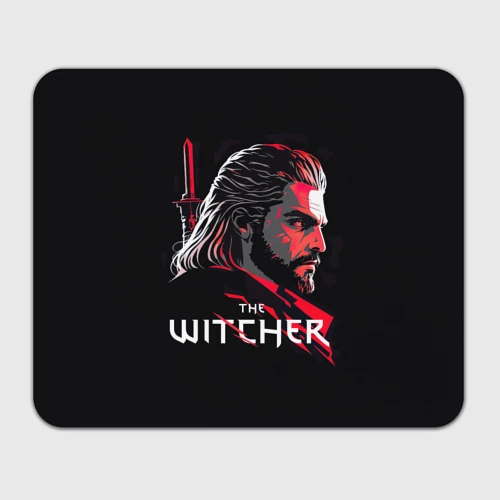 Прямоугольный коврик для мышки Witcher art