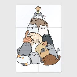 Магнитный плакат 2Х3 Котоёлочка