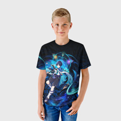 Детская футболка 3D Странник - Скарамучча - фото 2