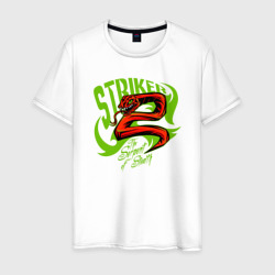 Змея бунтарь – Мужская футболка хлопок с принтом купить со скидкой в -20%
