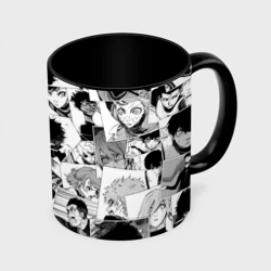 Кружка с полной запечаткой Blue Lock Pattern