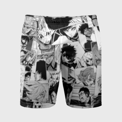 Мужские шорты спортивные Blue Lock Pattern