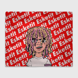 Плед 3D Рэпер Lil Pump логотип Esketit