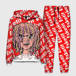 Мужской костюм с толстовкой 3D Рэпер Lil Pump логотип Esketit