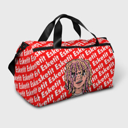 Сумка спортивная 3D Рэпер Lil Pump логотип Esketit