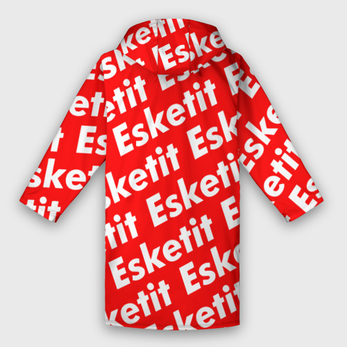 Женский дождевик 3D Рэпер Lil Pump логотип Esketit, цвет белый - фото 2