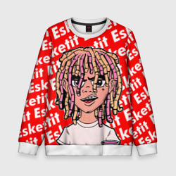 Детский свитшот 3D Рэпер Lil Pump логотип Esketit