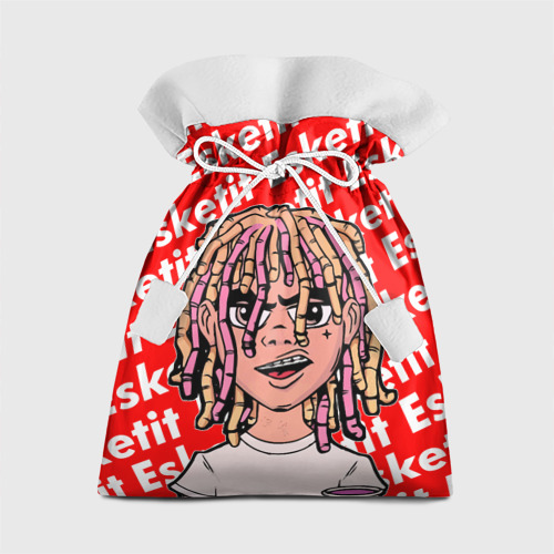 Подарочный 3D мешок Рэпер Lil Pump логотип Esketit