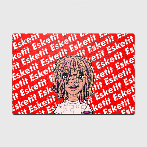 Головоломка Пазл магнитный 126 элементов Рэпер Lil Pump логотип Esketit