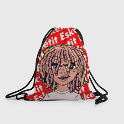 Рюкзак-мешок 3D Рэпер Lil Pump логотип Esketit