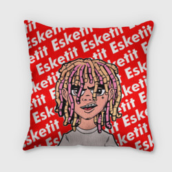 Подушка 3D Рэпер Lil Pump логотип Esketit