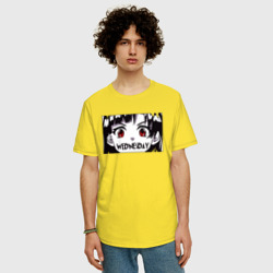 Мужская футболка хлопок Oversize Wednesday art anime - фото 2