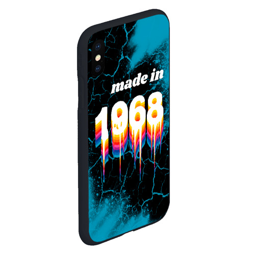 Чехол для iPhone XS Max матовый Made in 1968: liquid art - фото 3