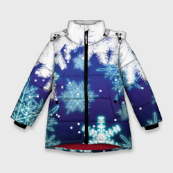 Зимняя куртка для девочек 3D Зимний вечер
