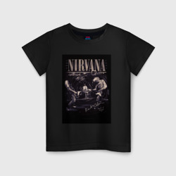Детская футболка хлопок Nirvana 4 live
