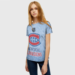 Женская футболка 3D Montreal Canadiens - NHL - фото 2