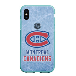 Чехол для iPhone XS Max матовый Montreal Canadiens - NHL