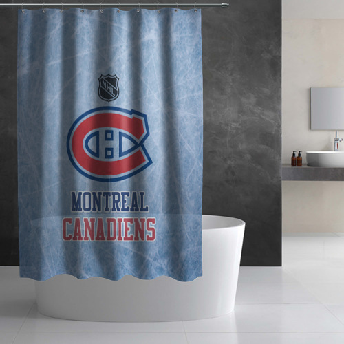 Штора 3D для ванной Montreal Canadiens - NHL - фото 3