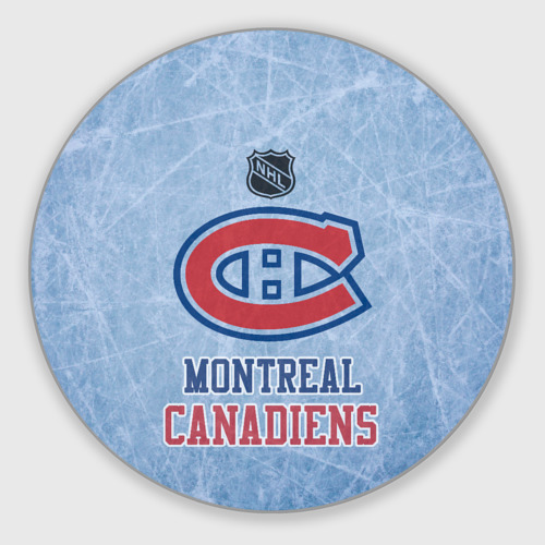 Круглый коврик для мышки Montreal Canadiens - NHL