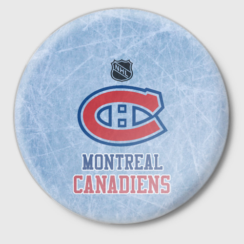 Значок Montreal Canadiens - NHL, цвет белый