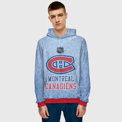 Мужская толстовка 3D Montreal Canadiens - NHL, цвет красный - фото 3