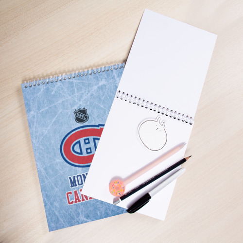 Скетчбук Montreal Canadiens - NHL, цвет белый - фото 3
