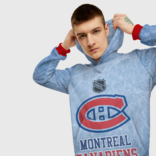 Мужская толстовка 3D Montreal Canadiens - NHL, цвет красный - фото 5