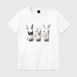 Мужская футболка хлопок Rayman Raving Rabbids - characters