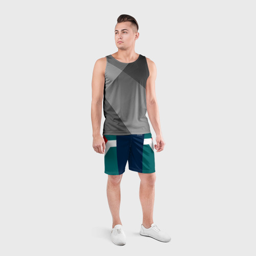 Мужские шорты спортивные Спортик из девяностых firm, цвет 3D печать - фото 4