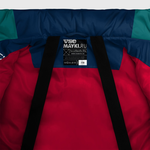 Зимняя куртка для девочек 3D Спортик из девяностых firm, цвет красный - фото 7