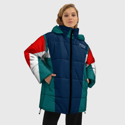 Женская зимняя куртка Oversize Спортик из девяностых firm - фото 2