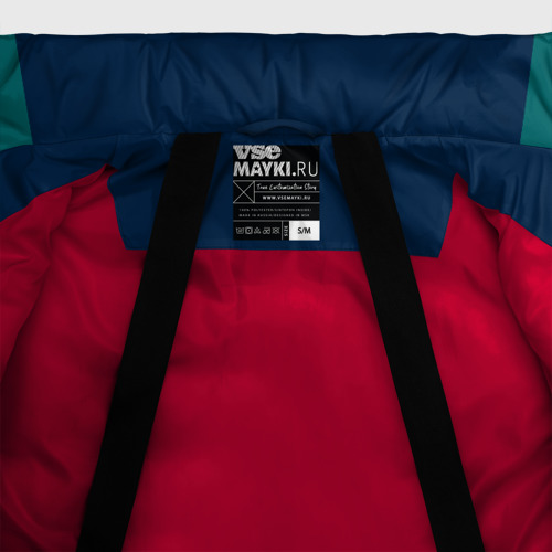 Женская зимняя куртка Oversize Спортик из девяностых firm, цвет красный - фото 7