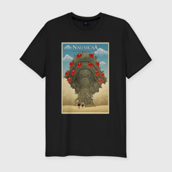 Мужская футболка хлопок Slim Nausicaa poster