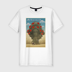 Мужская футболка хлопок Slim Nausicaa poster