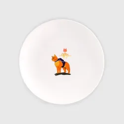 Тарелка Stray - cat logo