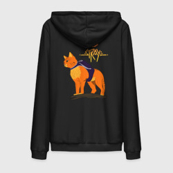 Мужская толстовка на молнии хлопок Stray - cat logo