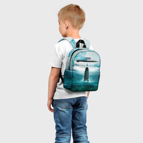 Детский рюкзак 3D с принтом Биошoк, фото на моделе #1