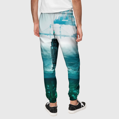 Мужские брюки 3D Биошoк, цвет 3D печать - фото 5