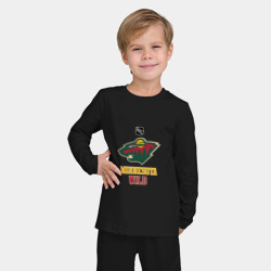 Детская пижама с лонгсливом хлопок Миннесота Уайлд - НХЛ - фото 2