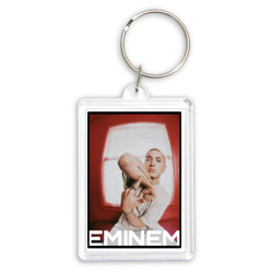 Брелок прямоугольный 35*50 Eminem Logo