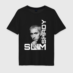 Slim Shady Logo Eminem – Мужская футболка хлопок Oversize с принтом купить со скидкой в -16%