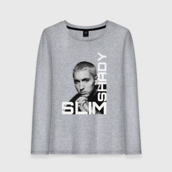 Женский лонгслив хлопок Slim Shady Logo Eminem