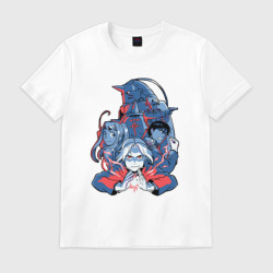 Мужская футболка хлопок Fullmetal alchemist team