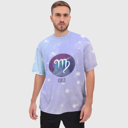 Мужская футболка oversize 3D Дева знак Зодиака - фото 2