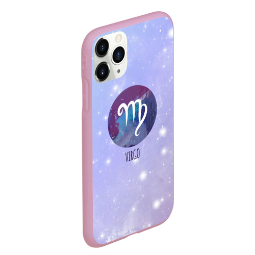 Чехол для iPhone 11 Pro Max матовый Дева знак Зодиака, цвет розовый - фото 3