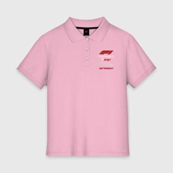 Женское поло хлопок Формула 1 - турбо скорость