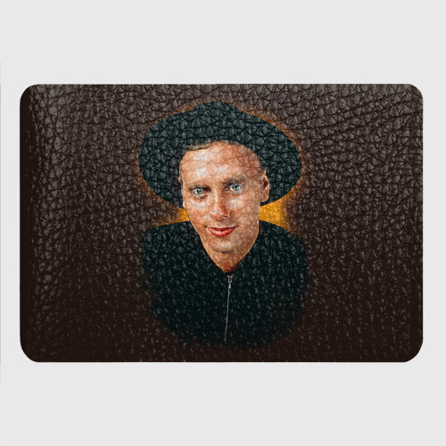 Картхолдер с принтом Martin Gore of Depeche Mode art, цвет красный - фото 4