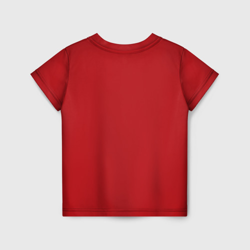 Детская футболка 3D с принтом Elon Musk в кофте с ушками, вид сзади #1