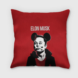 Подушка 3D Elon Musk в кофте с ушками